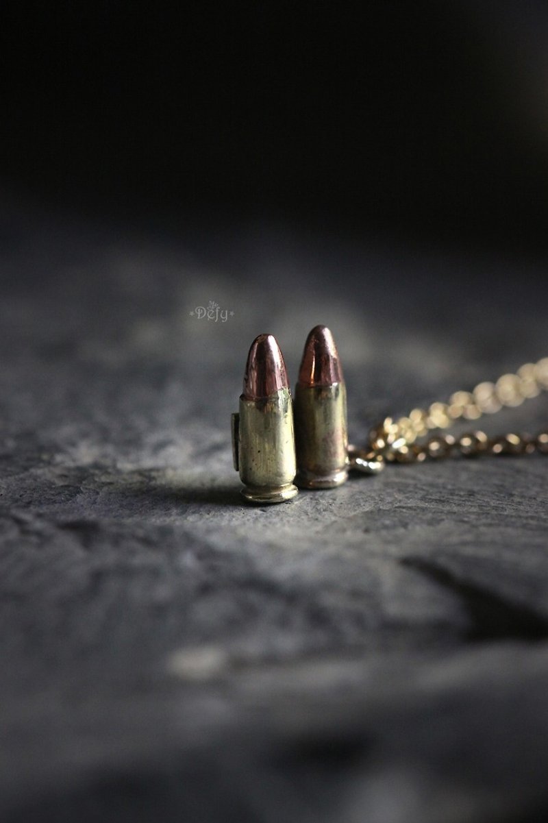 Bullets Charm Necklace. - 项链 - 其他金属 