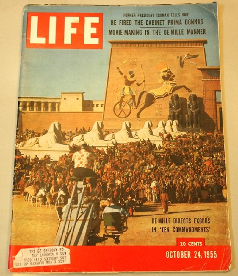 1955年10.24  LIFE 老牌杂志 神秘的埃基帝国 - 刊物/书籍 - 纸 多色