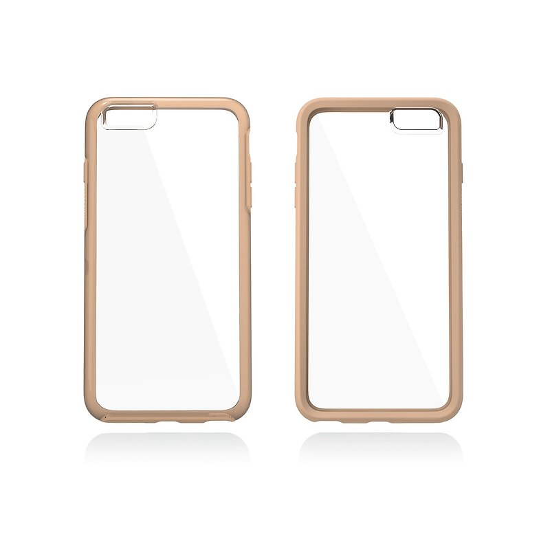My Symmetry Series 我的专属炫彩几何系列 iPhone 6s Plus (透明风格款) 金 - 手机壳/手机套 - 塑料 金色