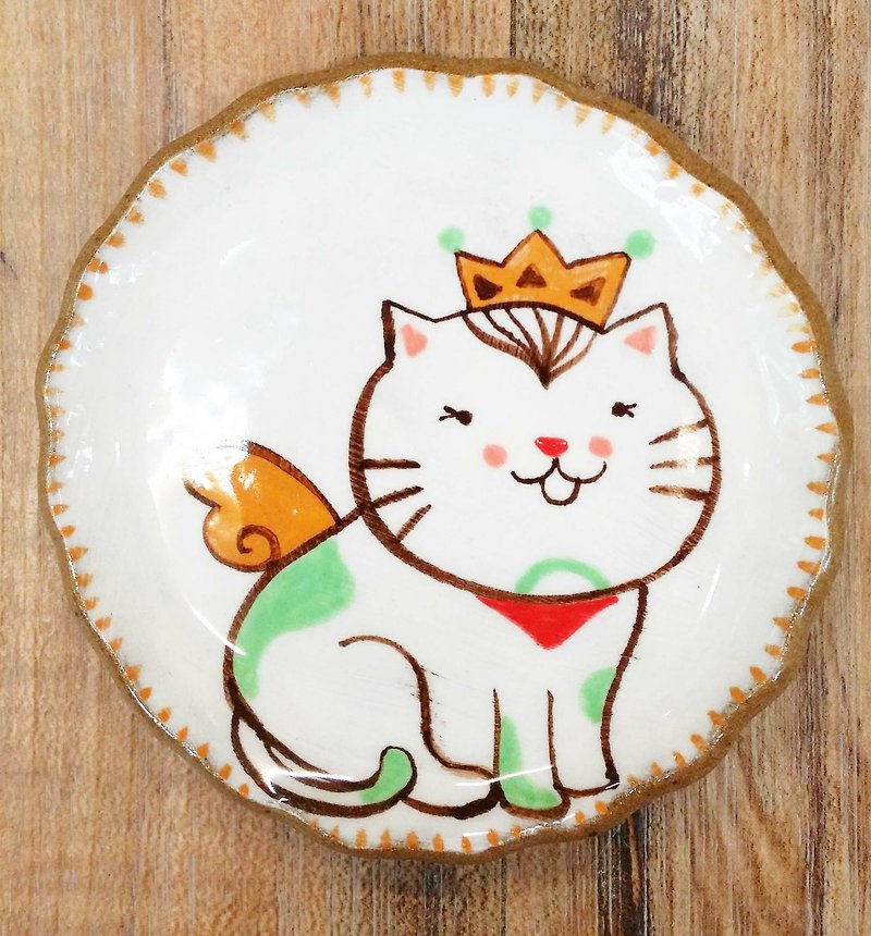 天使猫✖动物圆盘 - 花瓶/陶器 - 其他材质 