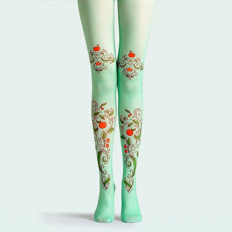 viken plan 设计师品牌 连裤袜 棉袜 创意丝袜 图案丝袜 十九度森林 - 丝袜 - 棉．麻 