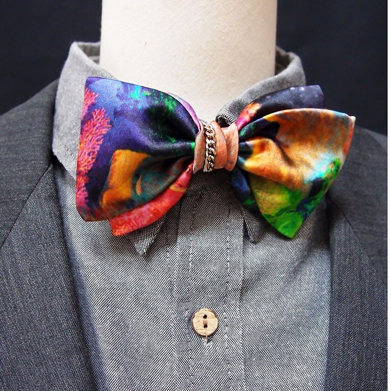 真丝霓彩领结 bowtie - 领带/领带夹 - 其他材质 多色