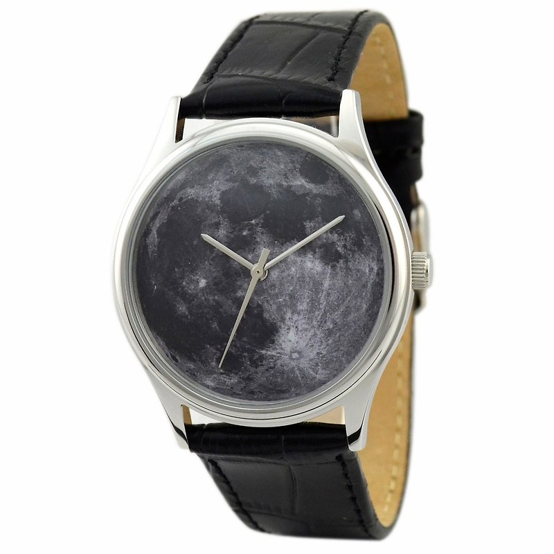 月球手表 (黑色) - 男表/中性表 - 其他金属 黑色