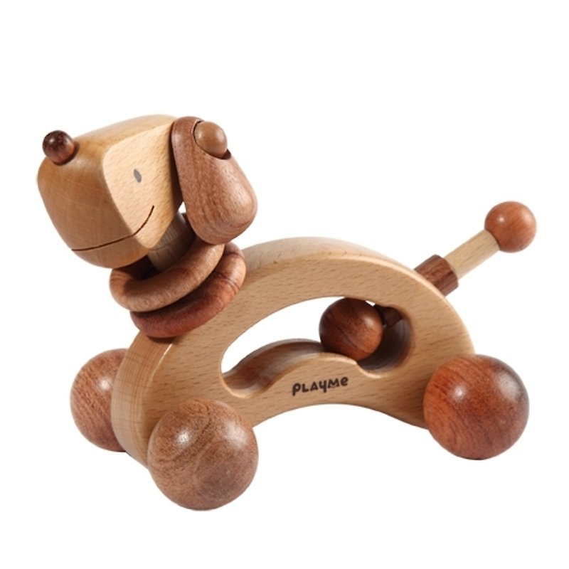 快乐狗-本色 Doggy-N - 玩具/玩偶 - 木头 