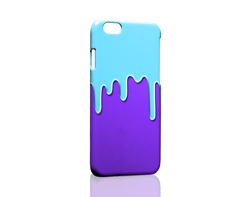 溶化了!紫蓝订制手机壳 Samsung S5 S6 S7 note4 note5 iPhone 5 5s 6 6s 6 plus 7 7 plus ASUS HTC m9 Sony LG g4 g5 v10 手机壳 手机套 电话壳 phonecase - 手机壳/手机套 - 塑料 紫色