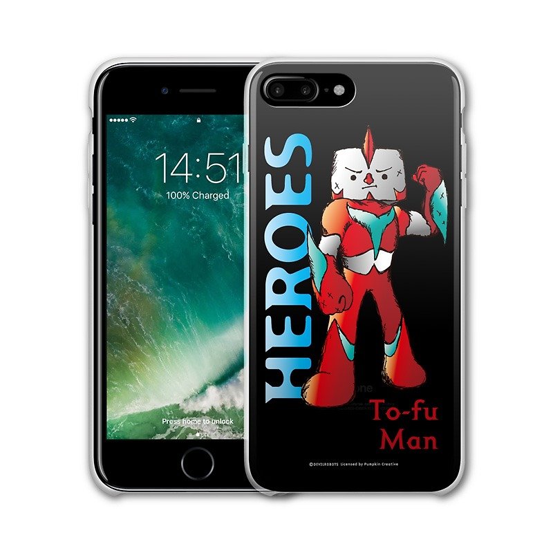 AppleWork iPhone 6/7/8 Plus 原创保护壳 - 亲子豆腐 PSIP-336 - 手机壳/手机套 - 塑料 红色