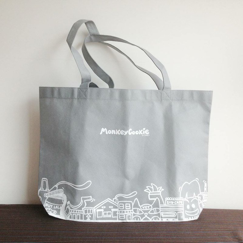 环保购物袋 城市乐活系列浅灰  附送胸章一个 - 其他 - 其他材质 灰色