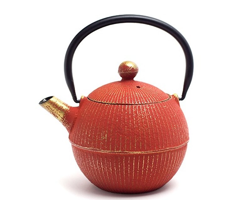 暮暮 手球 红铁壶 - 茶具/茶杯 - 其他金属 红色