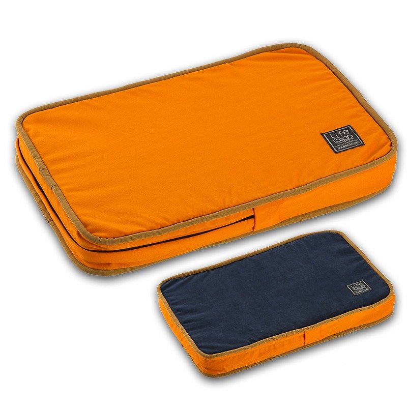 Lifeapp 不易沾毛宠物睡垫XS (橘蓝)W45 x D30 x H5 cm - 床垫/笼子 - 其他材质 橘色