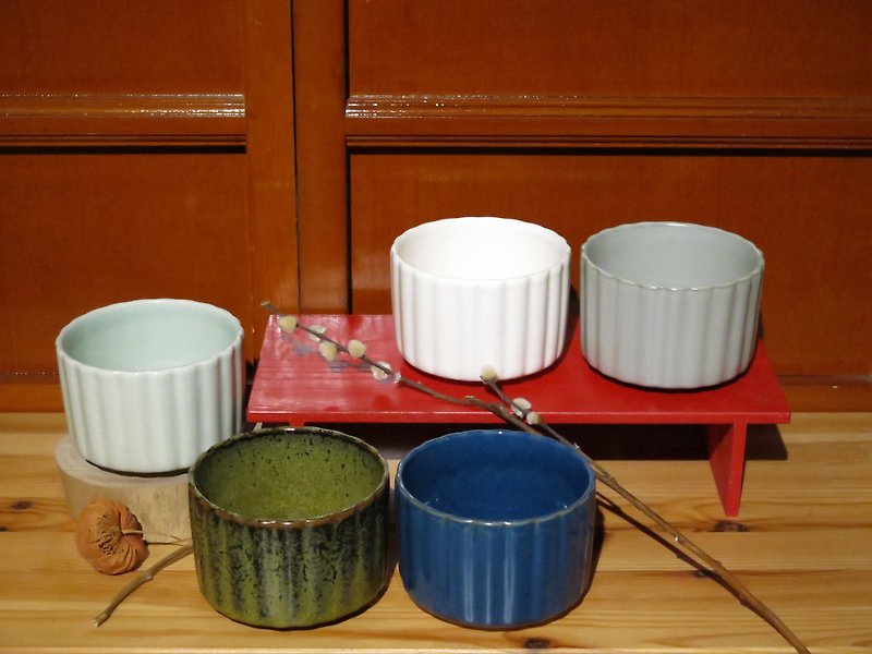 【台客蓝】莲茶碗 碗单入 - 碗 - 其他材质 多色