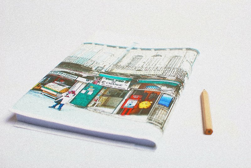 不修边。手记书--耶路萨冷街景 - 笔记本/手帐 - 防水材质 多色