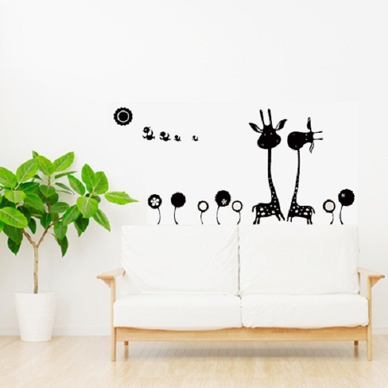 《Smart Design》创意无痕壁贴◆长颈鹿 - 墙贴/壁贴 - 塑料 