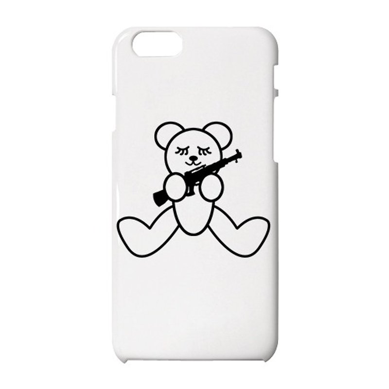 teddy iPhone case - 手机壳/手机套 - 塑料 白色