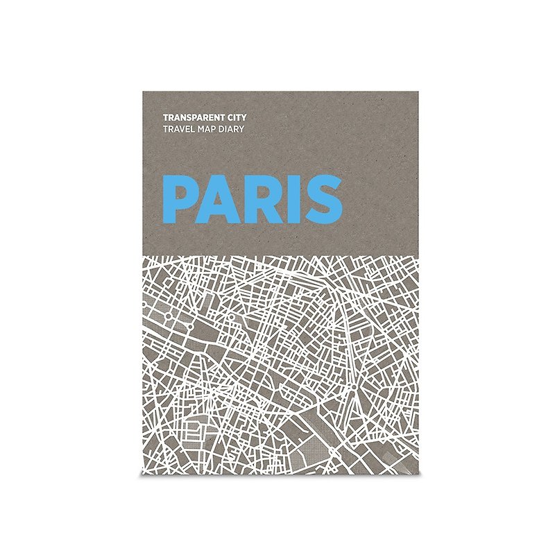 Palomar│描一描城市透明地图 (巴黎) - 地图 - 纸 灰色
