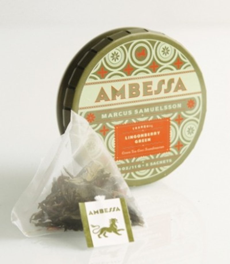绿色越橘-琥珀系列 Ambessa Lingonberry Green - 茶 - 植物．花 绿色