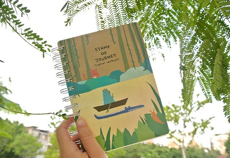 迪梦奇 Stamp of Journey 探险集章本 v.2 - 热带雨林 - 笔记本/手帐 - 纸 多色