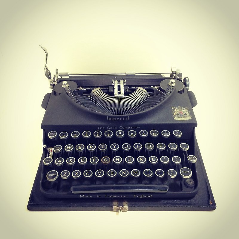 英国1932年的Imperial The Good Companion 打字机，功能正常可用，需换色带 - 其他 - 其他金属 黑色