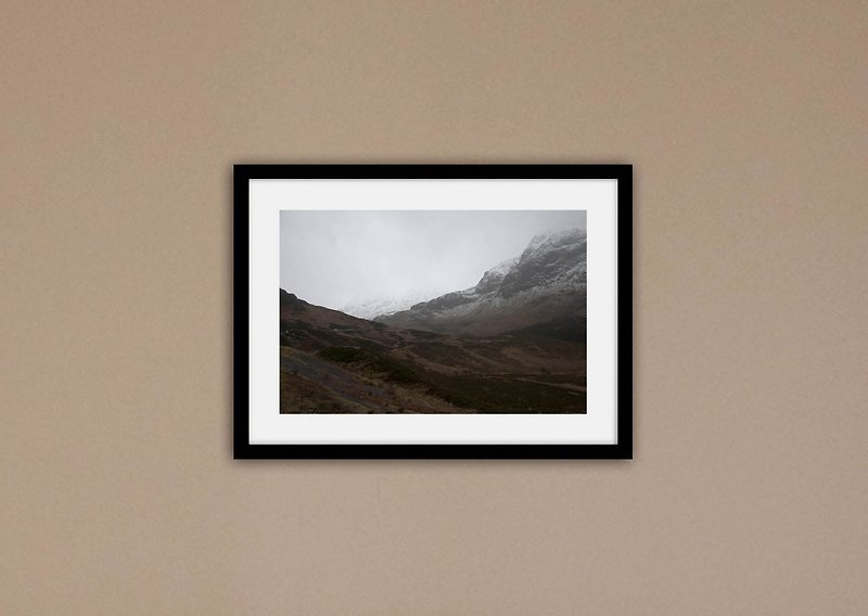 “摄影”雪山，苏格兰高地 (不含框/可加价购框) - 海报/装饰画/版画 - 纸 白色