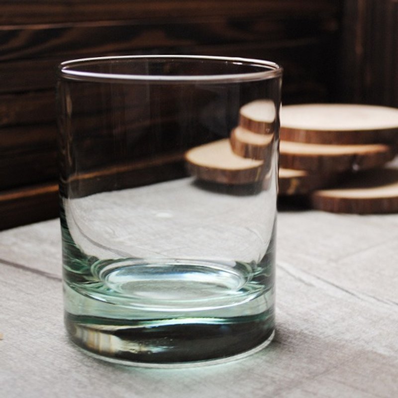 250cc【MSA和平绿 威士忌杯玻璃雕】意大利 Bormioli Rococo刻字威士忌杯 - 酒杯/酒器 - 玻璃 绿色