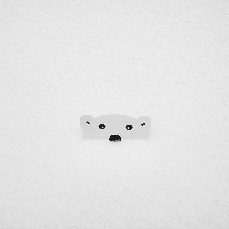 熊出没注意! 贴纸 •ᴥ• 北极熊 - 贴纸 - 其他材质 白色
