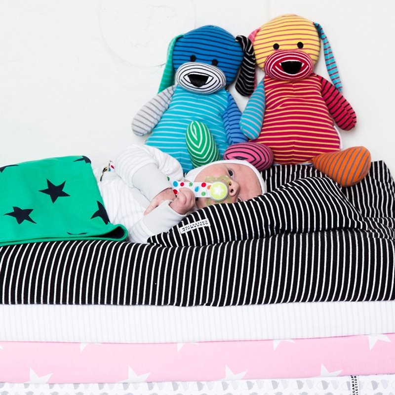 【北欧童装】瑞典有机棉宝宝新生儿四季被子 星星附礼物盒包装 - 婴儿床上用品 - 棉．麻 绿色