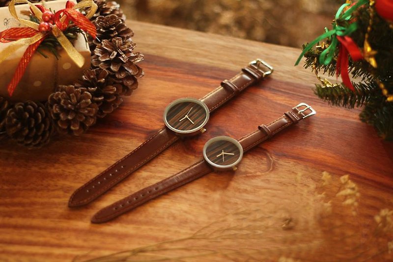 Ebony 乌木系列 木核 手工表 手表（单价） - 女表 - 木头 咖啡色