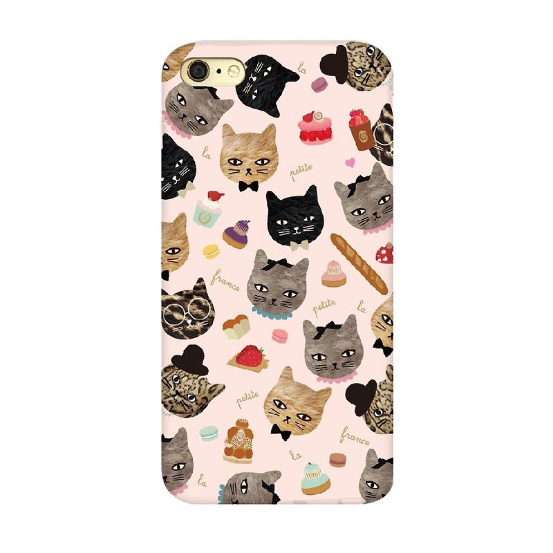 法国甜点猫咪手机壳 - 手机壳/手机套 - 其他材质 多色