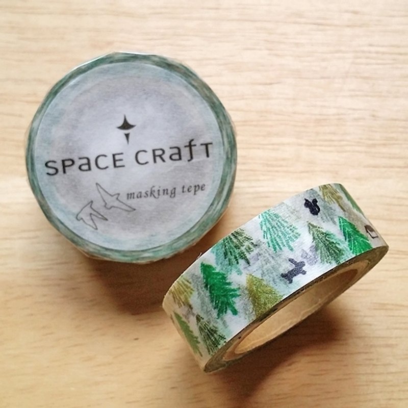 日本 Space Craft 和纸胶带【树 (SC-MK-005)】 - 纸胶带 - 其他材质 绿色