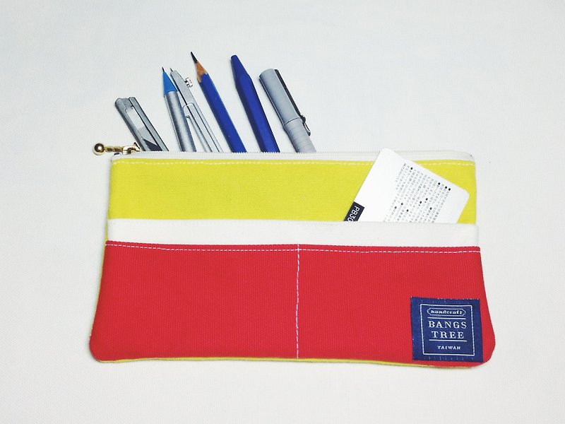 ::浏海树:: 笔袋＿黄白红（现货供应中） - 铅笔盒/笔袋 - 其他材质 红色
