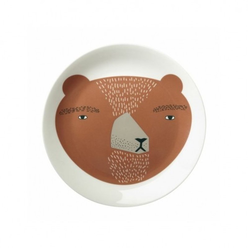 Bear 骨瓷餐盘 | Donna Wilson - 盘子/餐盘/盘架 - 瓷 白色