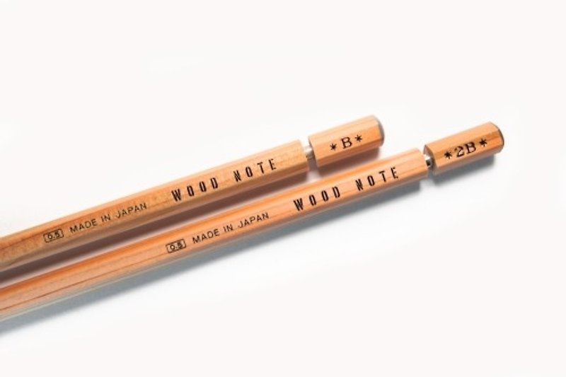 日本北星 Woodnote 自动铅笔 绝版品0.5mm HB B 2B不分款 - 铅笔/自动铅笔 - 木头 咖啡色