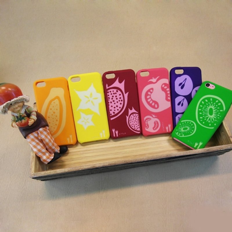 Kalo 卡乐创意 iPhone 5C水果拼盘硅胶保护套 - 手机壳/手机套 - 硅胶 多色