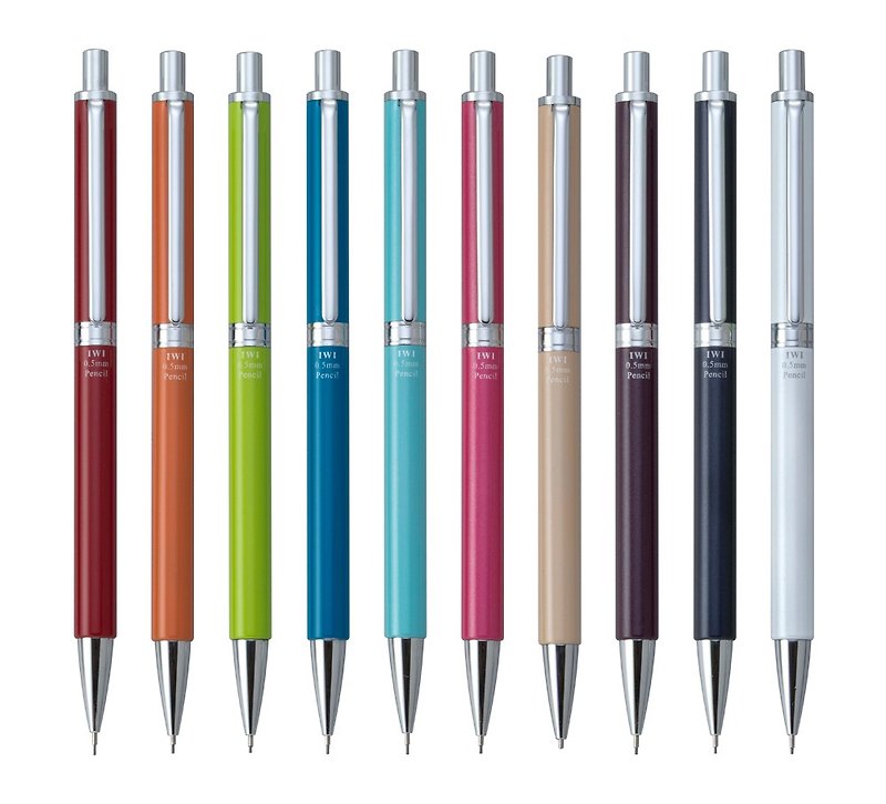 【过季品出清】IWI Candy Bar素色自动铅笔 #10色可选 - 铅笔/自动铅笔 - 其他金属 多色