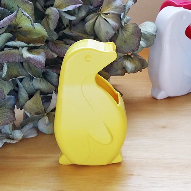 NICHIBAN 企鹅先生 胶带台【奶油黄 (CT-15PCY)】 - 其他 - 塑料 黄色