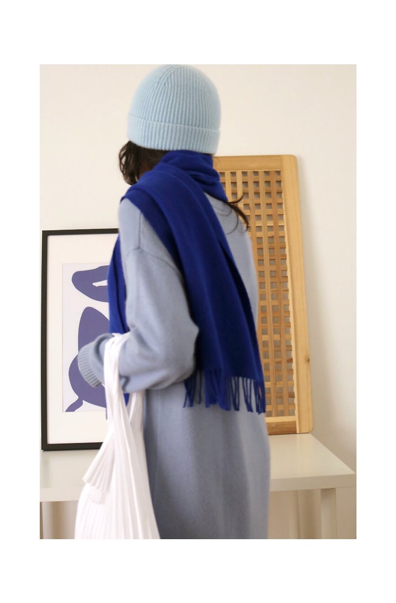 梭织羊毛流苏围巾 (多色可选择) - 围巾/披肩 - 羊毛 