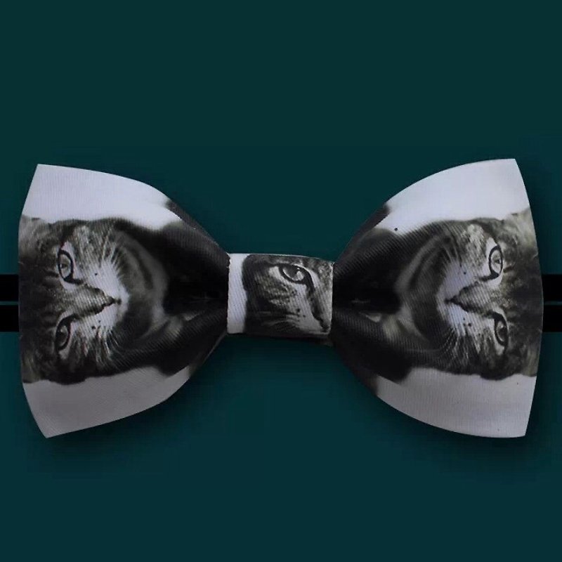 独立设计 印花 系列 领结 Bow Tie 编号043 - 领带/领带夹 - 其他材质 黑色