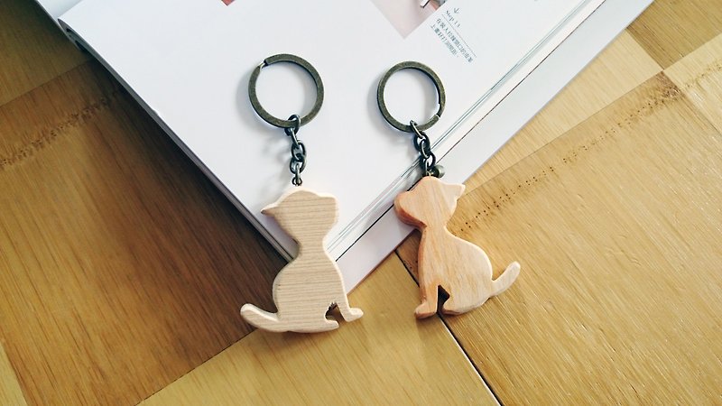 小狗钥匙圈 // 安心出货SOP - 钥匙链/钥匙包 - 木头 多色