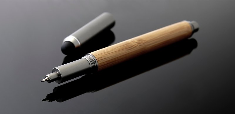 文具好礼开学季 - ECO竹系列书写触控两用自动铅笔组 - 铅笔/自动铅笔 - 竹 咖啡色