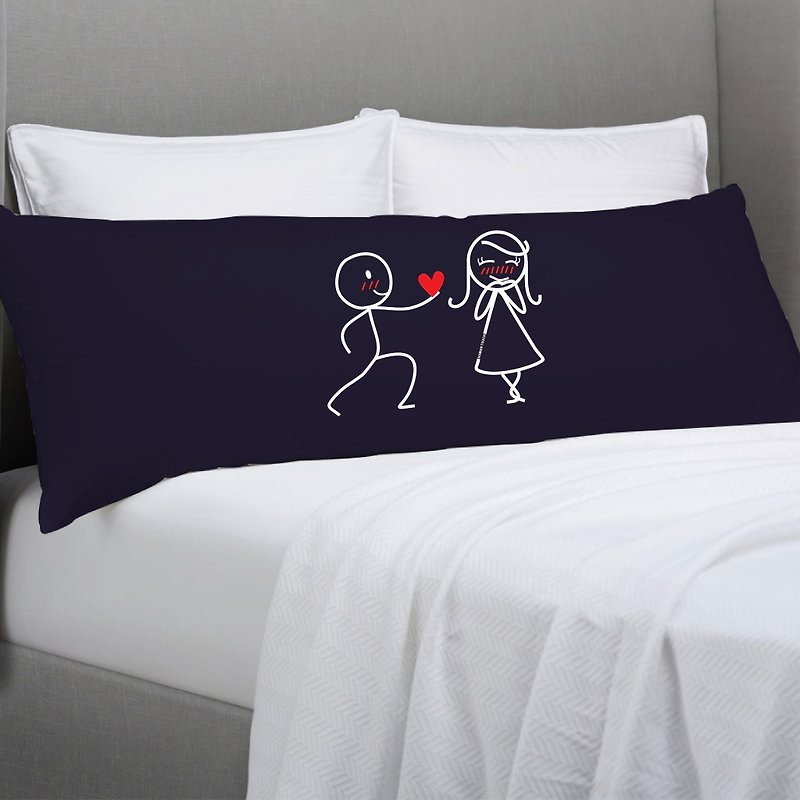 GIVE LINE Navy Blue Body Pillowcase by Human Touch - 枕头/抱枕 - 其他材质 蓝色