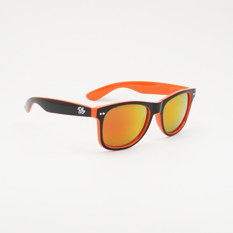BLR  太阳眼镜 电镀双色片 Eyewear 我恋橘双色 - 墨镜 - 塑料 橘色