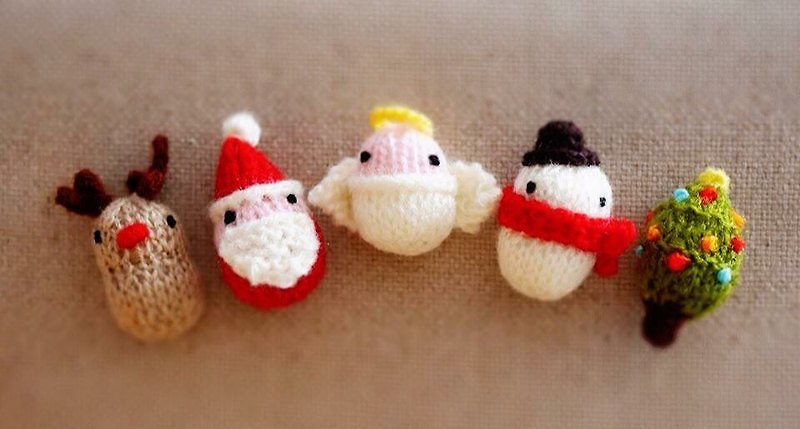 圣诞小磁铁 ♧ 小天使 - 冰箱贴/磁贴 - 其他材质 白色