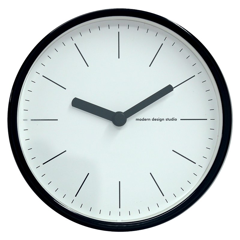 Mesa - 每一分的设计时钟 2 in 1 (金属) - 时钟/闹钟 - 其他金属 黑色