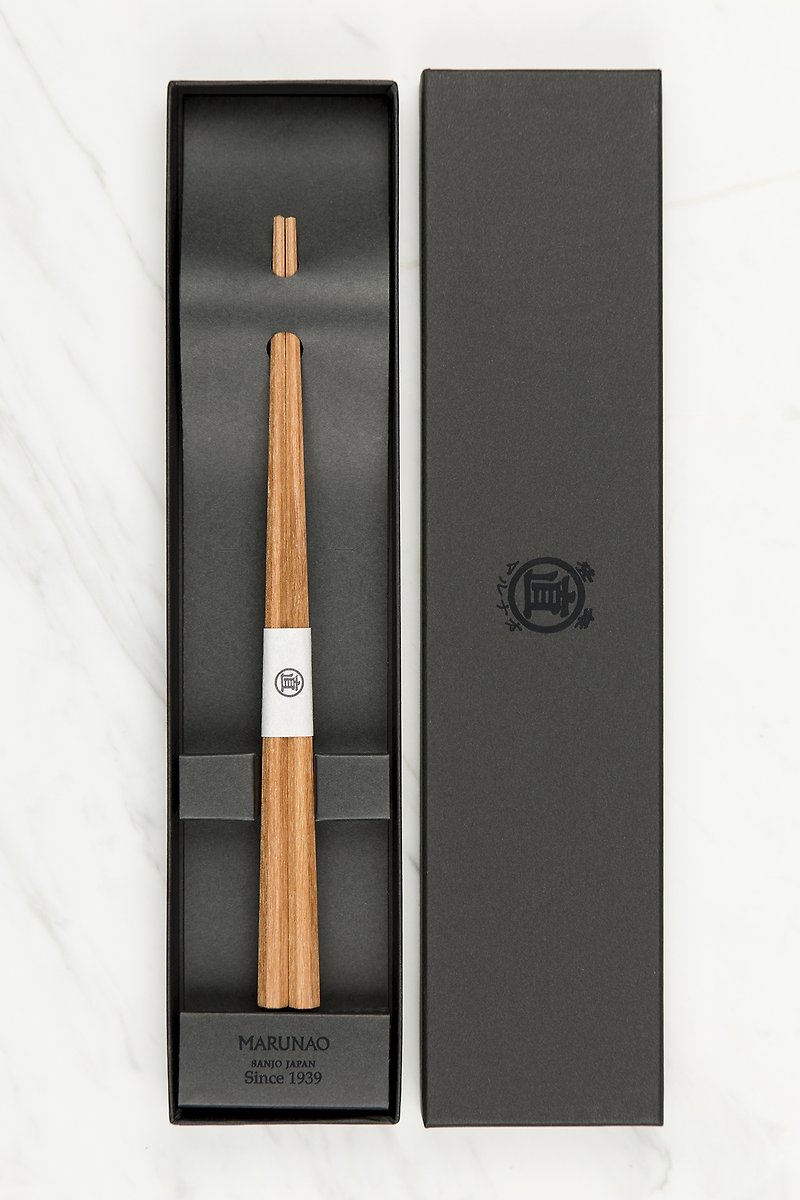 MARUNAO木筷 上箸 八角箸 220mm 鉄木 - 筷子/筷架 - 木头 咖啡色