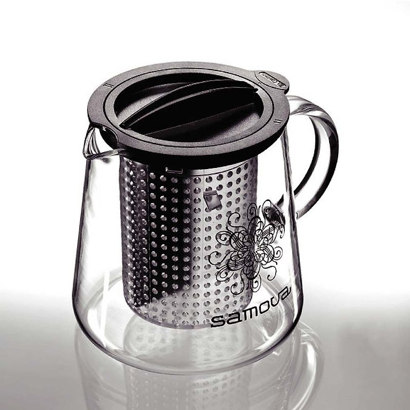 samova | 巧思设计热茶壶 | 德国原装进口 | 耐热玻璃茶壶800ml - 茶具/茶杯 - 玻璃 白色