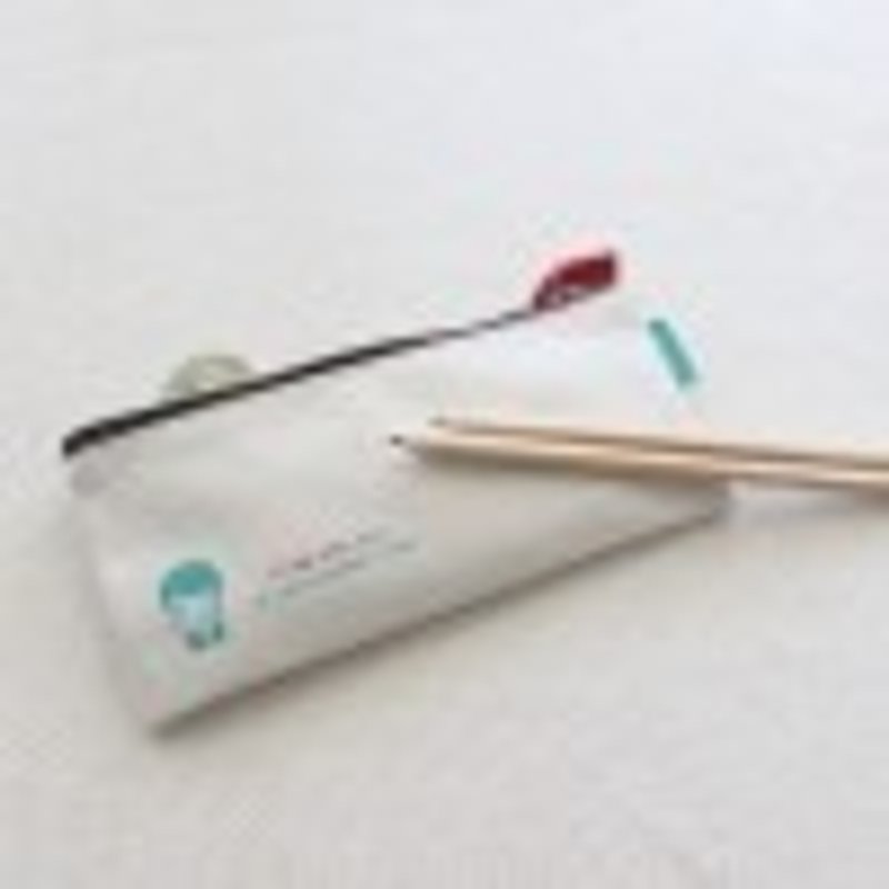 U-PICK原品生活 男生女生小鸟笔袋 收纳袋 zakka 创意 简约 - 铅笔盒/笔袋 - 棉．麻 