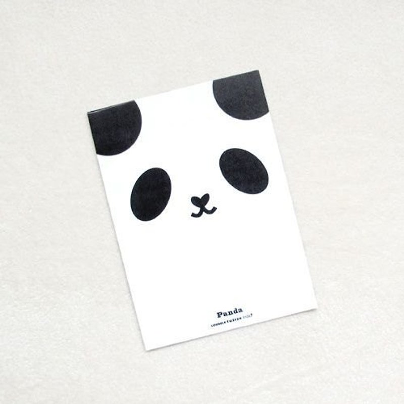 1212玩乐设计 逗趣 明信片-哈啰!熊猫 - 卡片/明信片 - 其他材质 白色