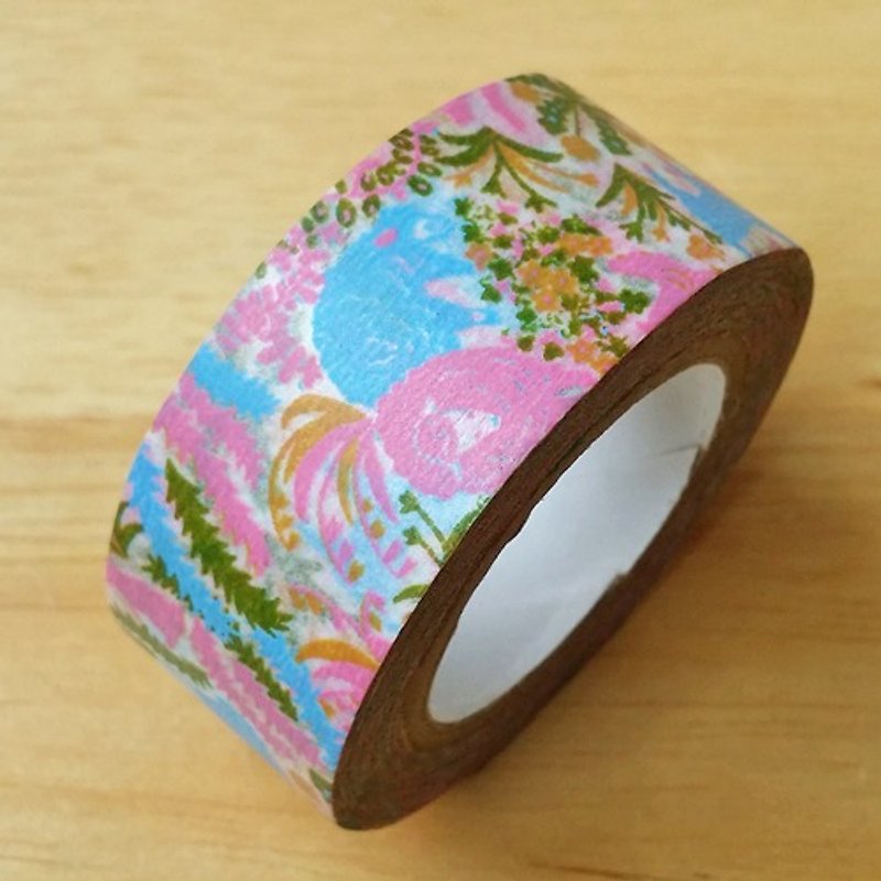 仓敷意匠 x Mihani工房 和纸胶带【牧场-粉 (13101-02)】 - 纸胶带 - 纸 多色
