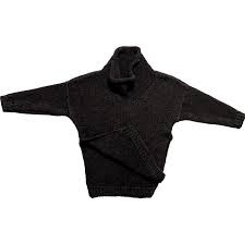 2014秋冬 NUNUNU 两侧开岔高领线衫/open sweater(中大童) - 童装上衣 - 其他材质 灰色