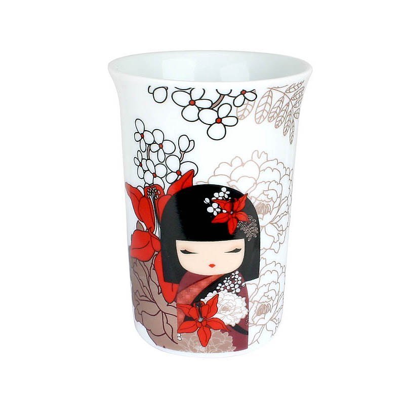 绿茶杯2入组-Nobuko 相信的力量【Kimmidoll 杯类】 - 茶具/茶杯 - 其他材质 红色