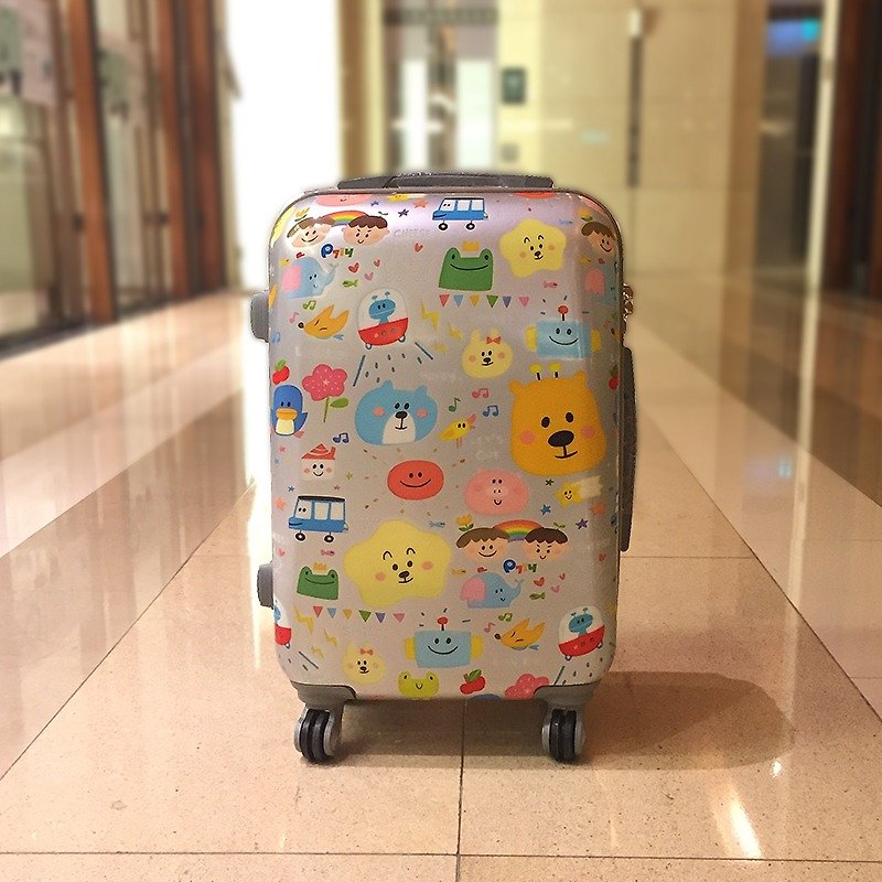 P714彩虹假期行李箱20寸(登机箱) - 行李箱/行李箱保护套 - 塑料 灰色